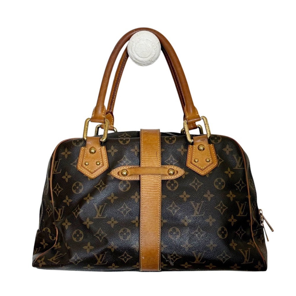 LOUIS VUITTON M40025 Monogram Manhattan GM Tote Bag Shoulder - Picture 2 of 10